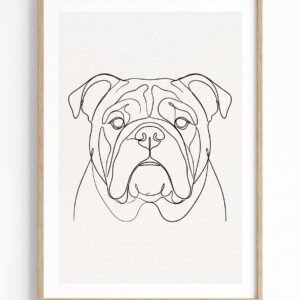Modern Line — Minimalist Pet Portrait