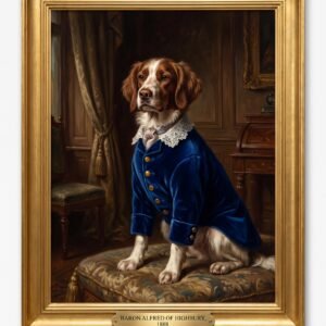 Royal Pup — Victorian Aristocratic Pet Portrait