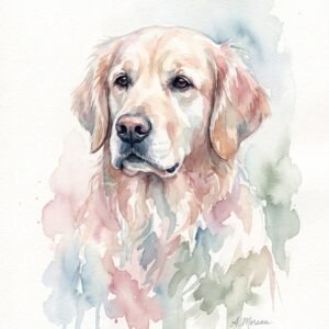 Watercolor — Soft Pet Portrait